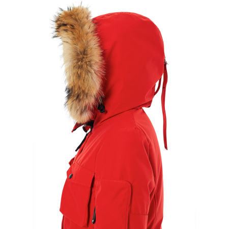Универсальная повседневная женская парка UMI. Цвет: Красный